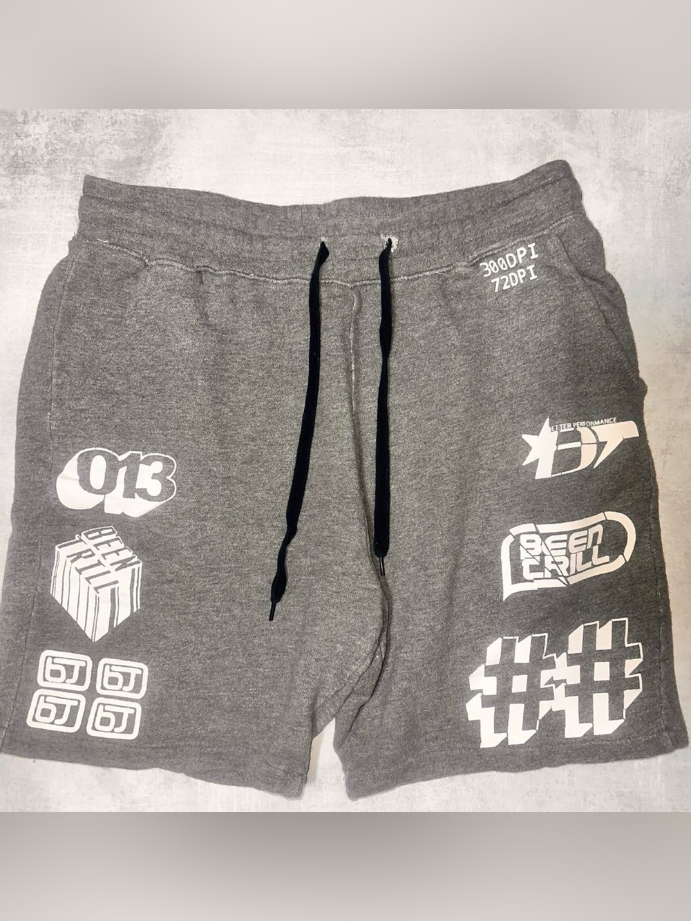 Grey Been Trill sweat shorts Size M
